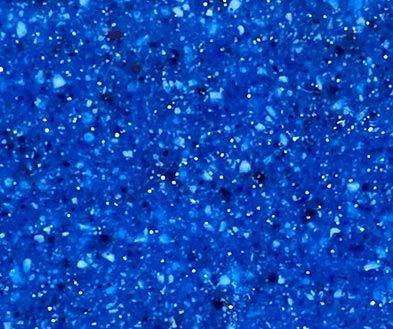 Blue glittery textured background with scattered sparkles
