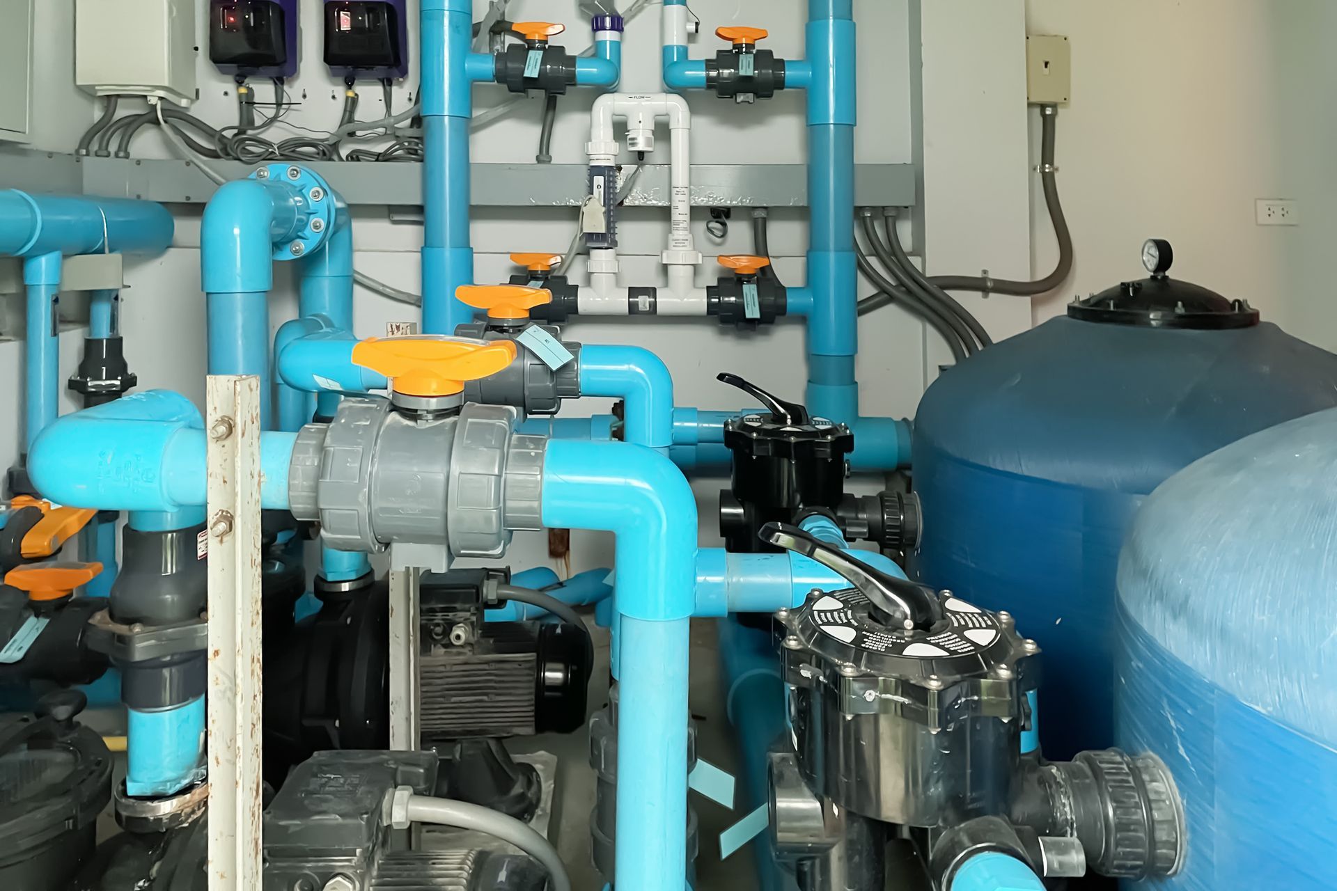 Pipeline System for Saltwater Swimming Pool – Two Falls, SD – Albers Electric
