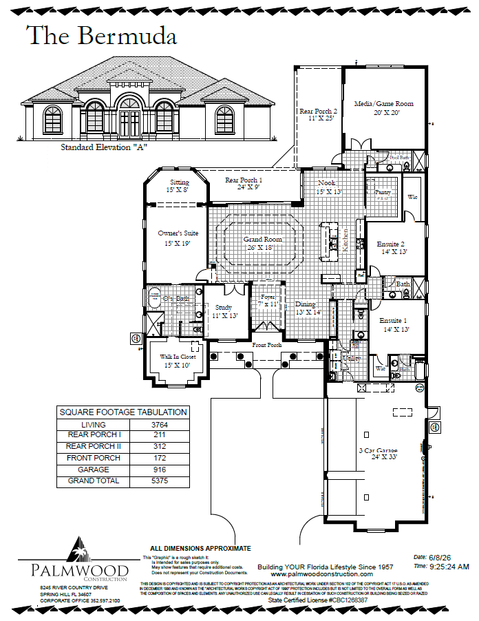Antigua Floor Plan by Palmwood Construction
