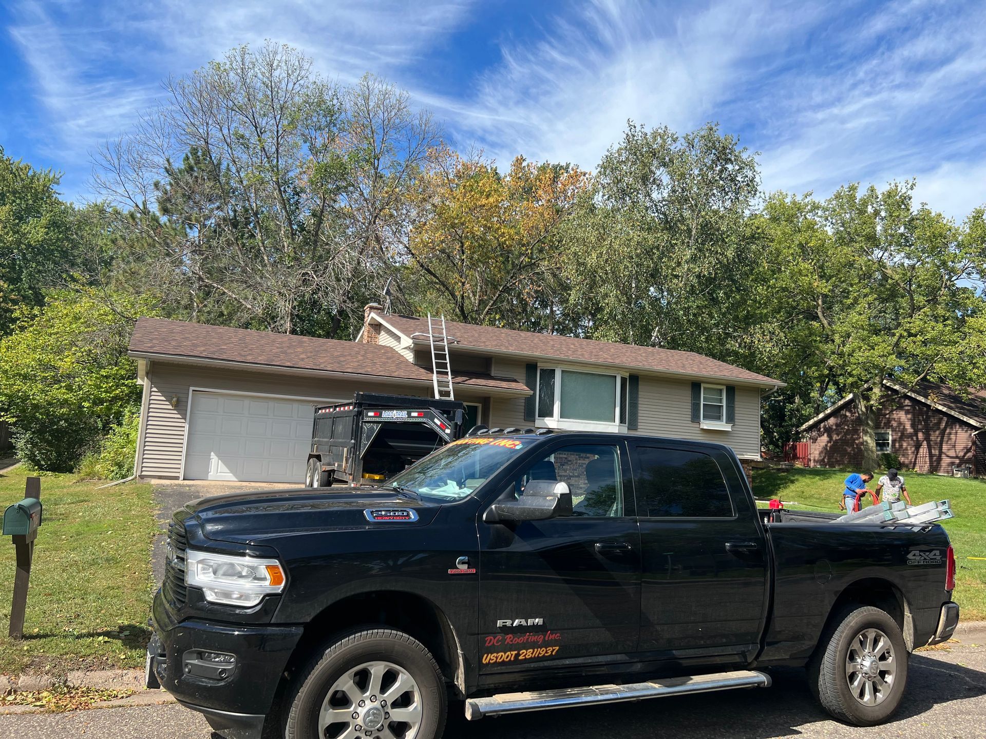 A House With Frozen Snow | New Richmond, WI | DC Roofing Inc. A House With Frozen Snow | New Richmond, WI | DC Roofing Inc.