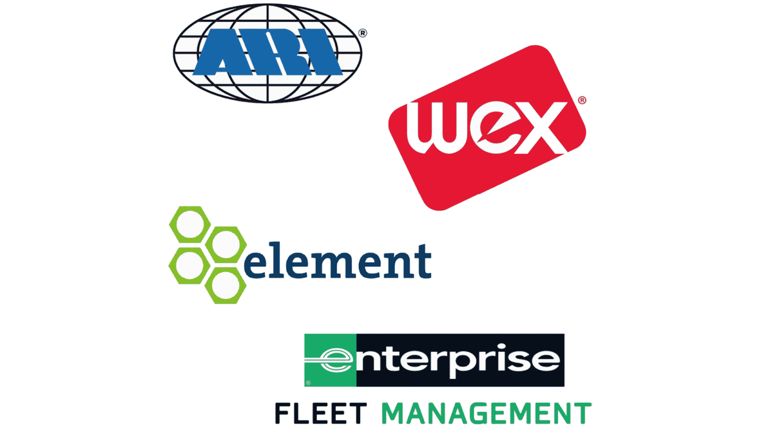 ARI, WEX, Element, Enterprise Fleet Management Logos | Suburban Tire Auto Repair Centers