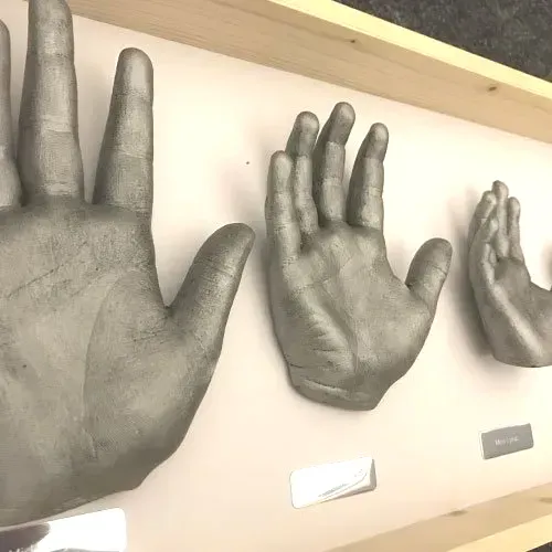 Childrens castings framed