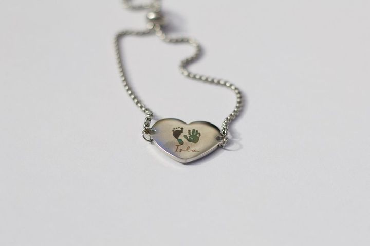 Personalised, laser engraved non tarnish jewellery