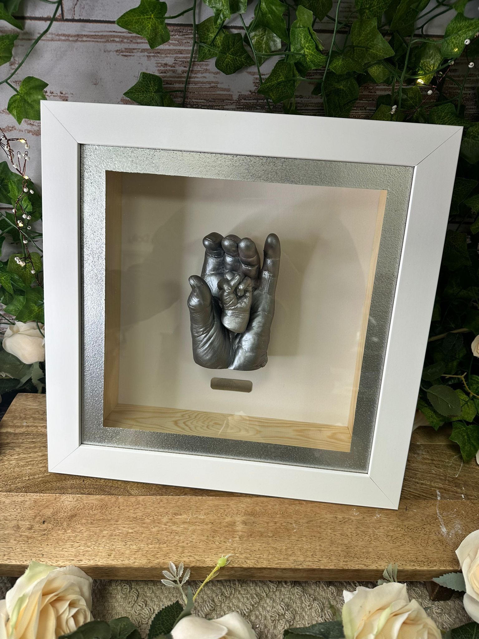 Grandad and grandson casting