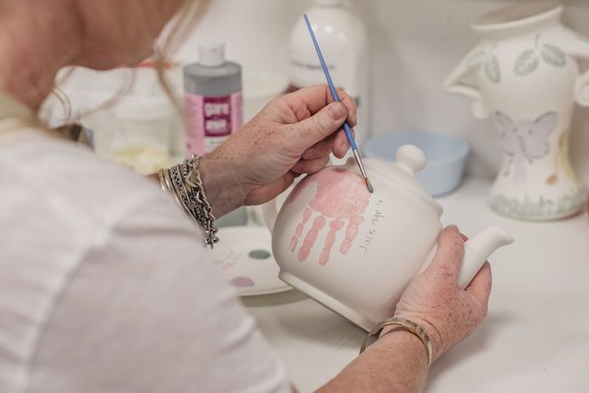 Teapots, vases, cups, mugs and so much more is available to choose from