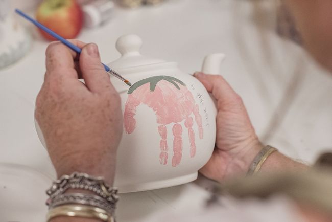 All our pottery is hand painted to your specification before kiln firing