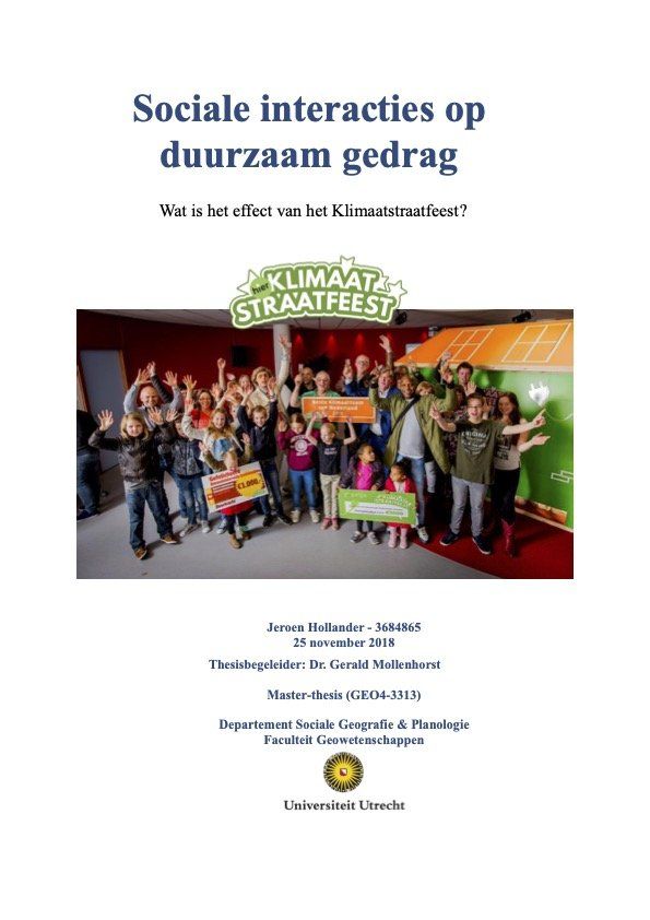 Omslag van een rapport getiteld 
