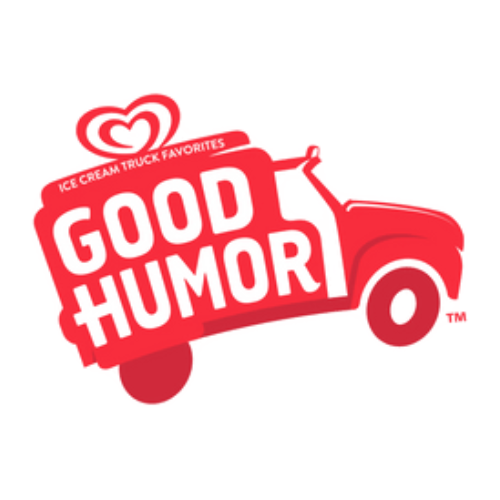 Good Humor ice cream truck logo in red and white.