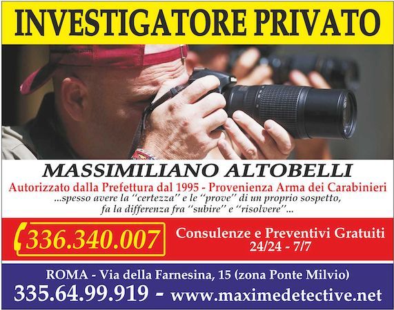 investigatore privato a roma 