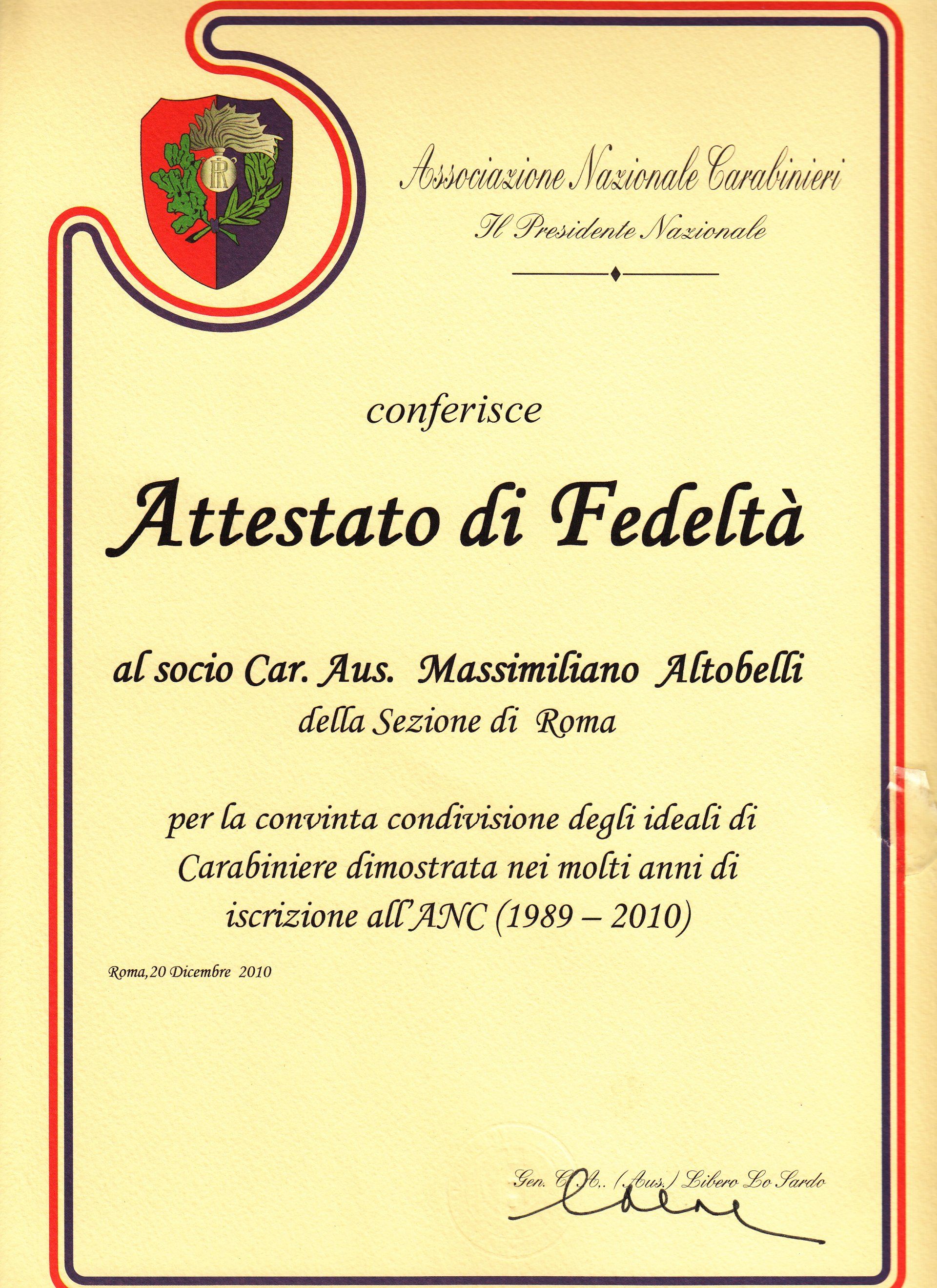 Associazione Nazionale Carabinieri