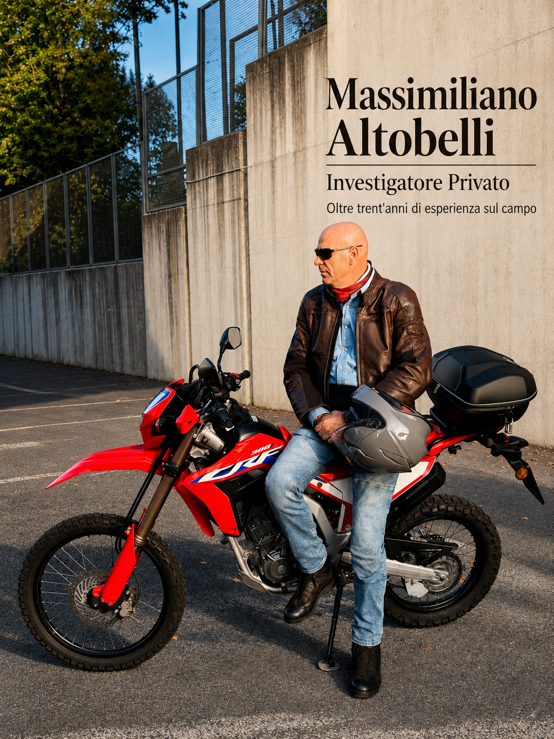 Massimiliano Altobelli investigatore privato a Roma durante attività investigativa