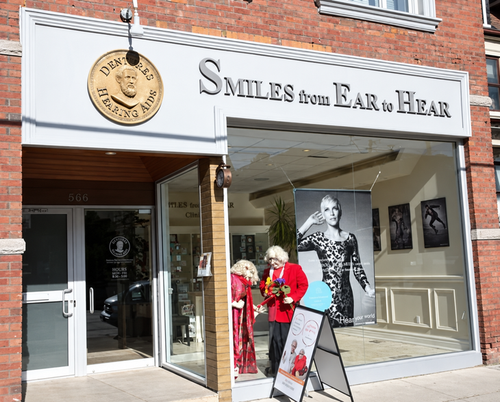 Smiles from Ear to Hear Storefront - Toronto