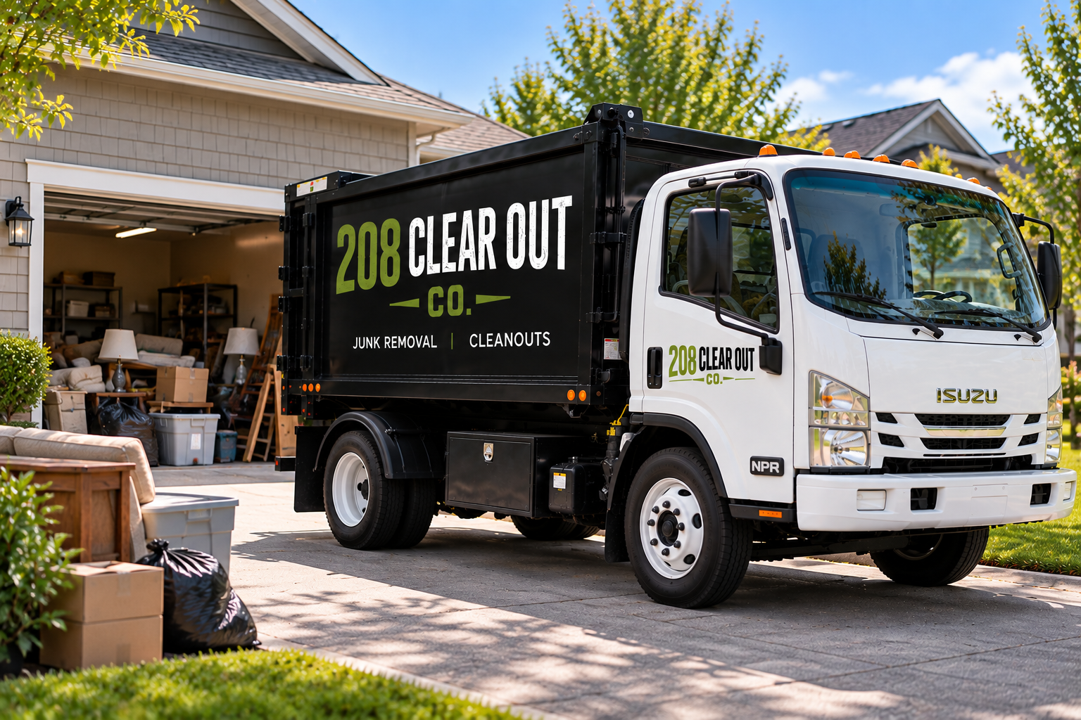 208 Clear Out Co. providing junk removal in Boise Idaho