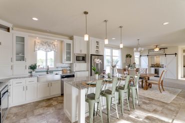Creekside Minor Living White theme Kitchen — Visalia, CA — Kerman Mobile Homes Inc.