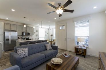 Creekside Minor Master Living Room and Kitchen — Visalia, CA — Kerman Mobile Homes Inc.
