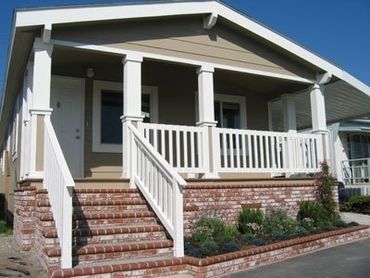 Mobile Home with Small Stairs — Visalia, CA — Kerman Mobile Homes Inc.
