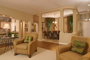 Living Room with Indoor Plants — Visalia, CA — Kerman Mobile Homes Inc.
