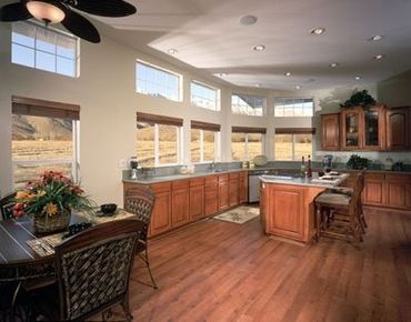 Wood Cabinets for Kitchen Room and Dining Area — Visalia, CA — Kerman Mobile Homes Inc.