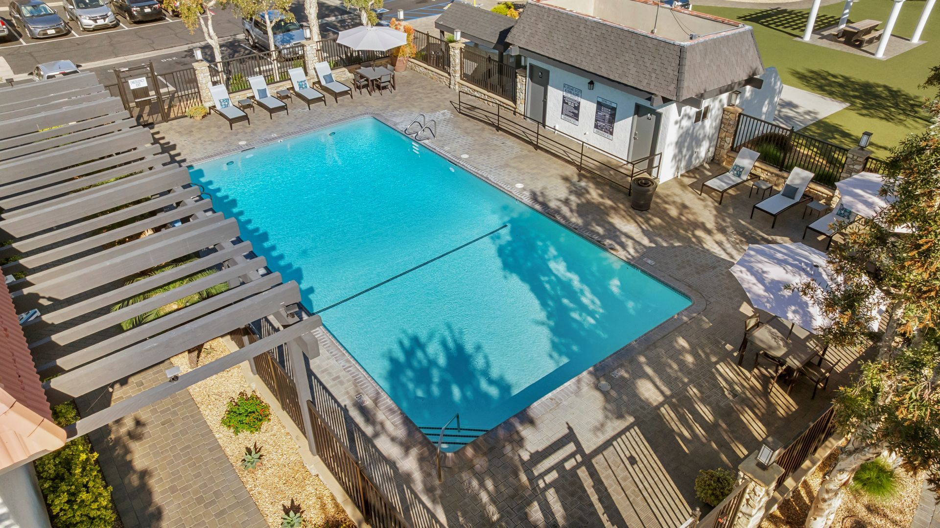 pool from above