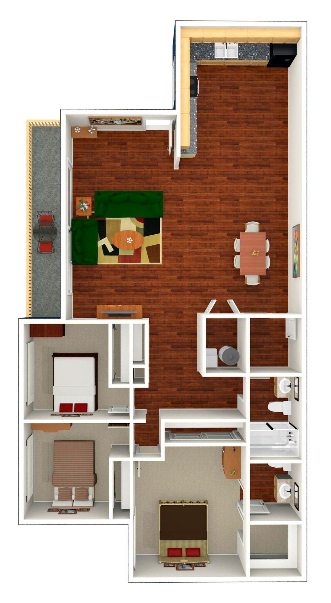 3 Bed | 1.5 Bath