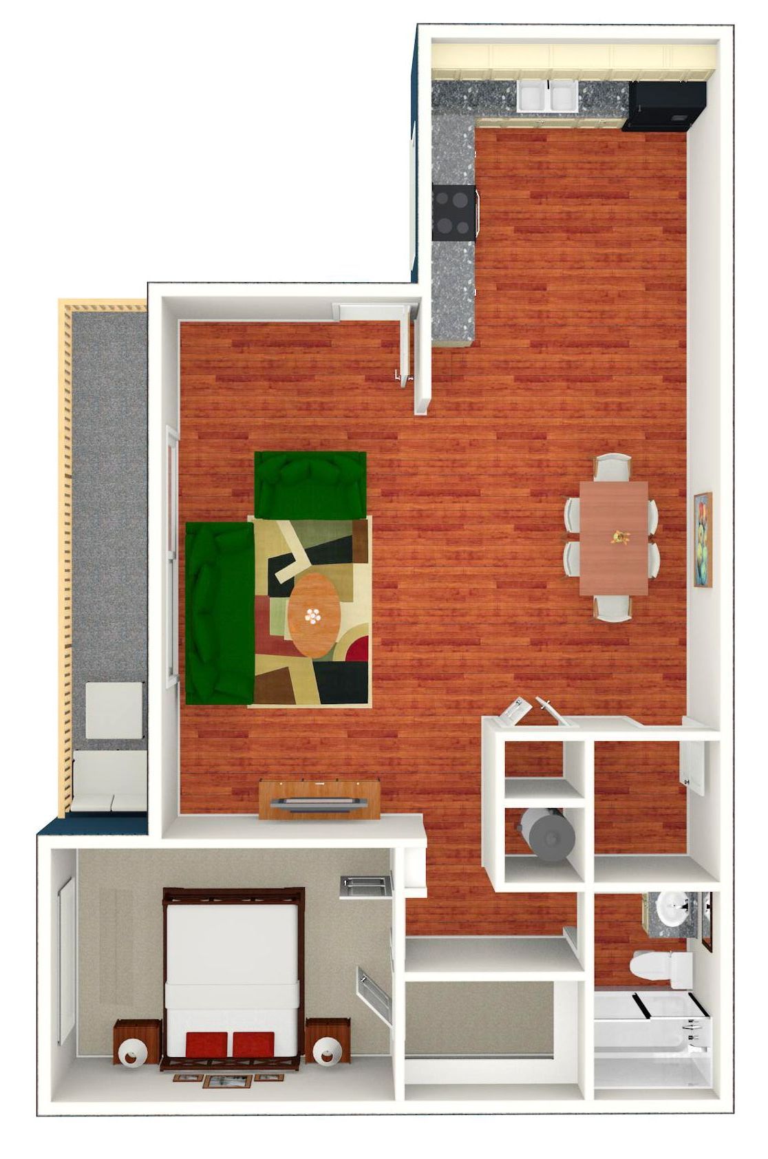 1 Bed | 1 Bath