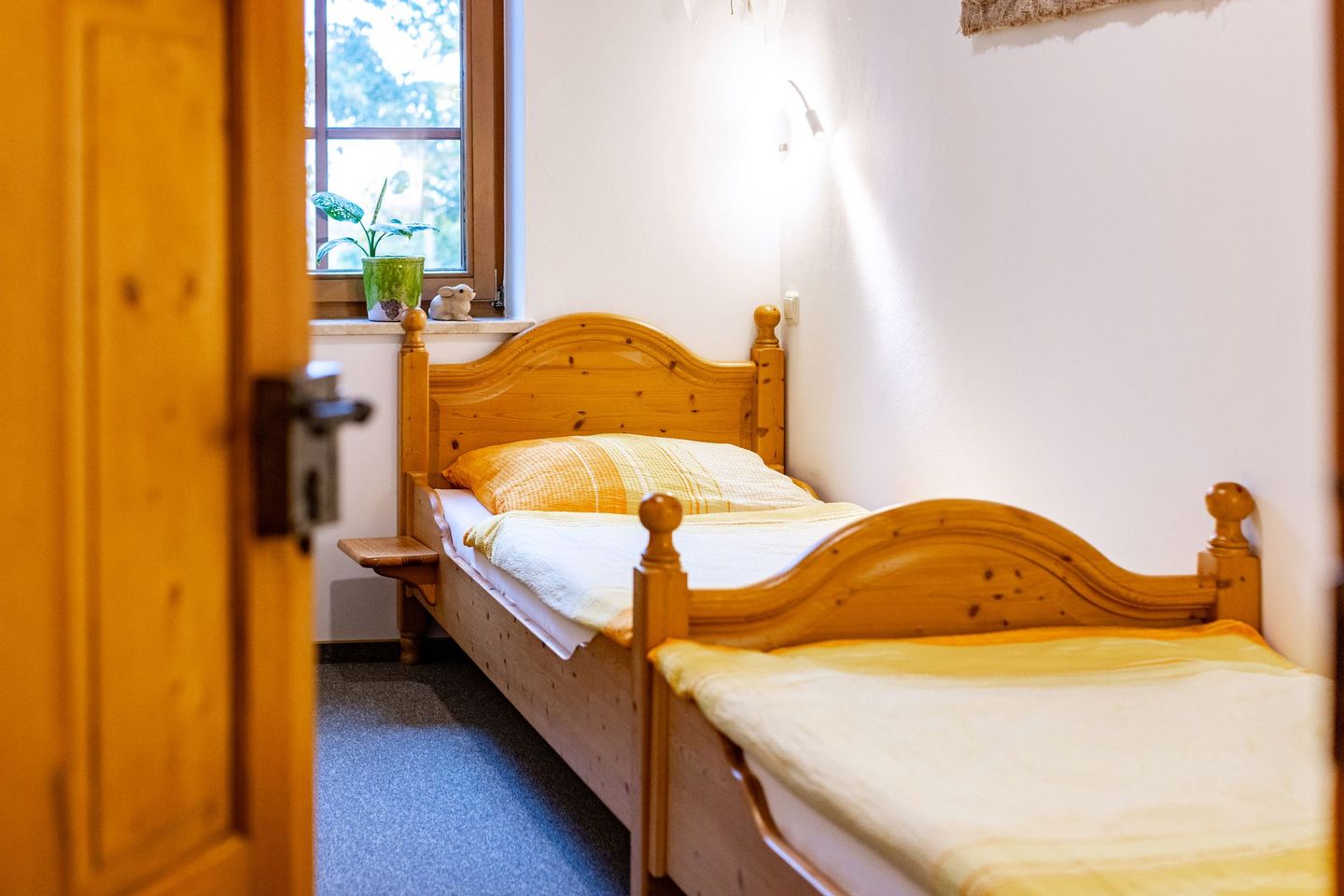 Ferienhof Alte Försterei, FeWo Hasensasse Schlafzimmer