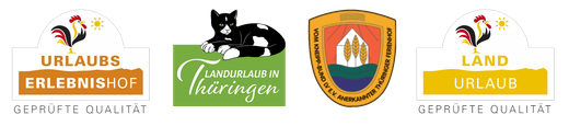 Ferienhof Alte Försterei Mitgliedschaften und Zertifikate Logos