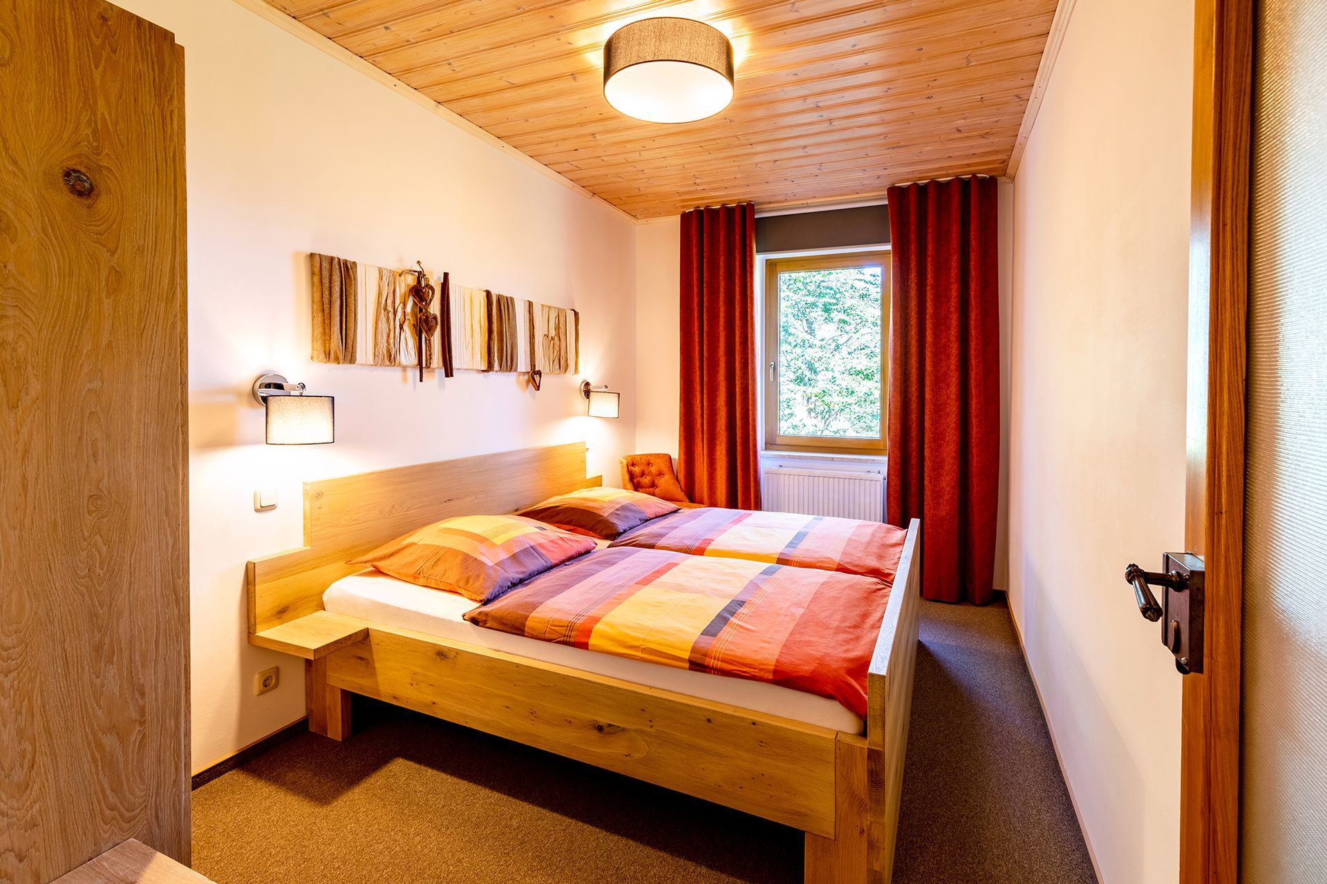Ferienhof Alte Försterei, FeWo Sperlingslust Schlafzimmer