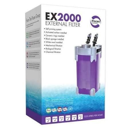 Pisces Aquatics External Filter Ex2000
