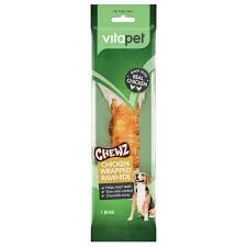 VitaPet Dog Treat Chicken Wrap Bone 20cm