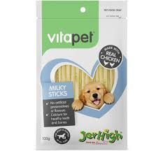 VitaPet Dog Treats - Milky Sticks 400g