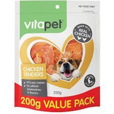 VitaPet Dog Treats - Chicken Tenders 200g
