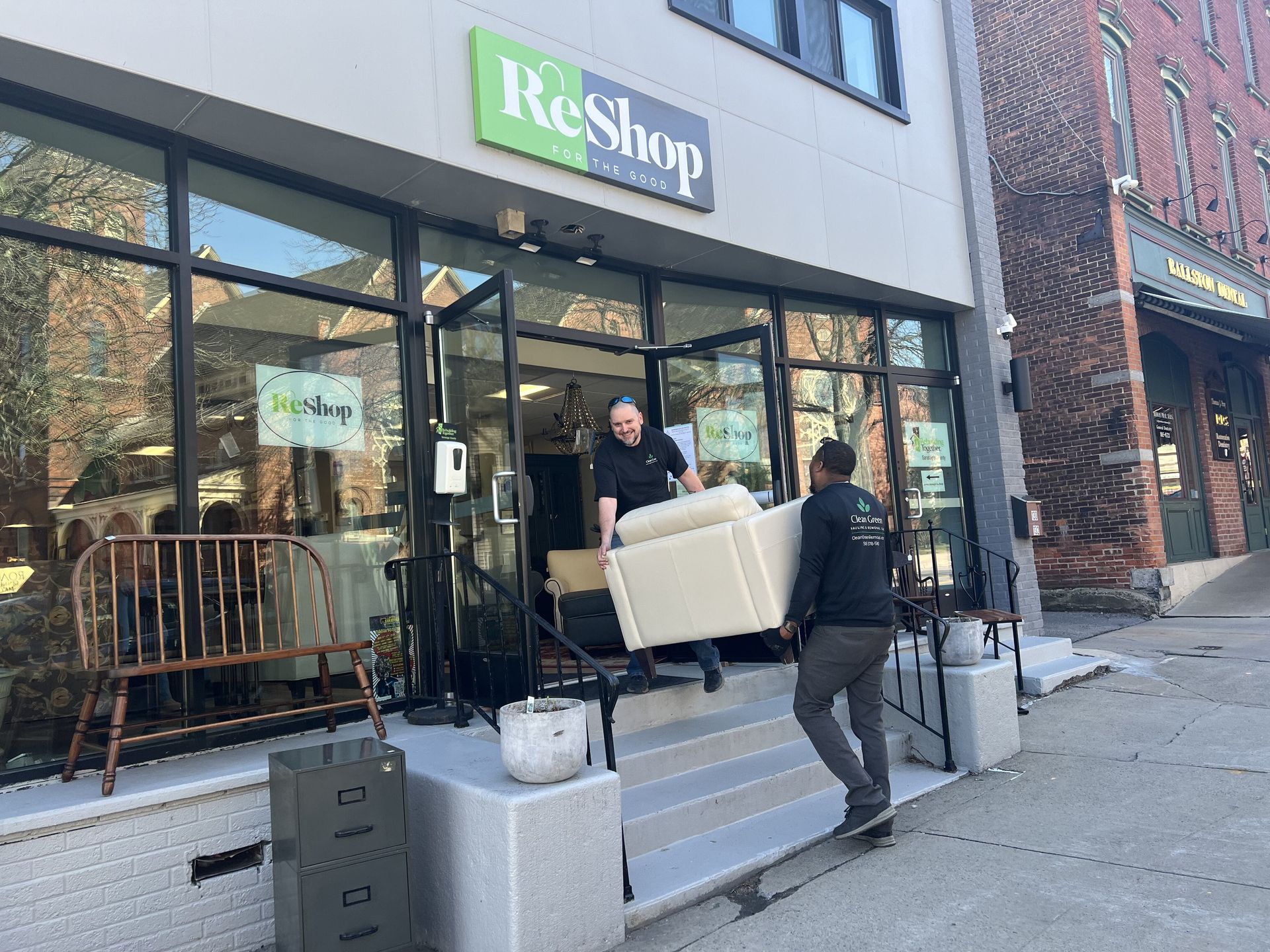 Donating items at ReShop for the Good