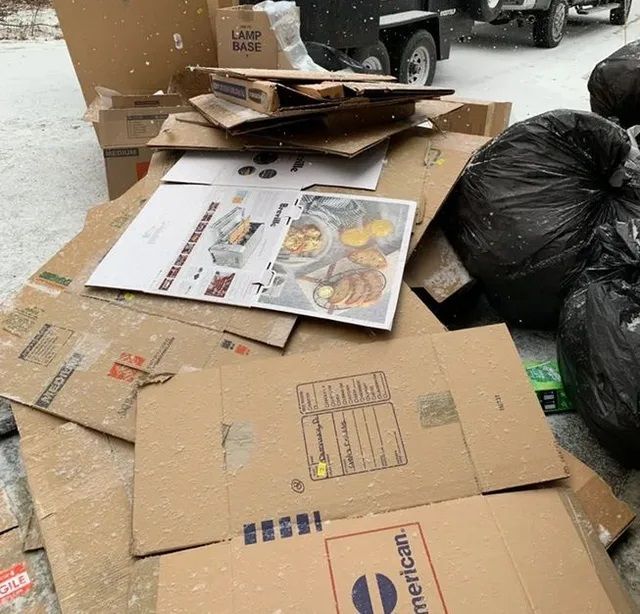 CARDBOARD REMOVAL