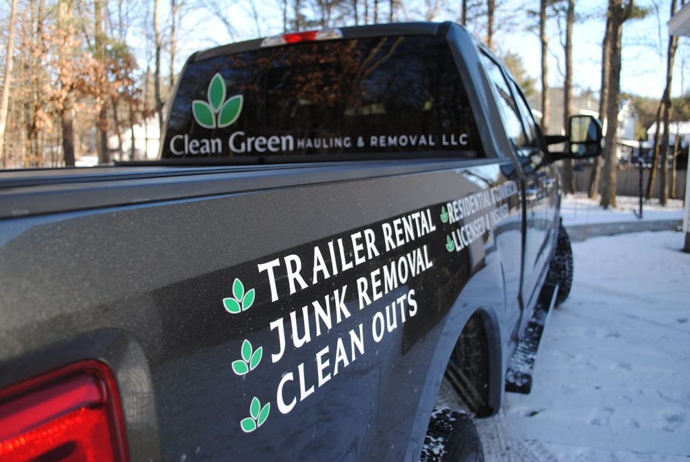 Clean Green junk removal truck