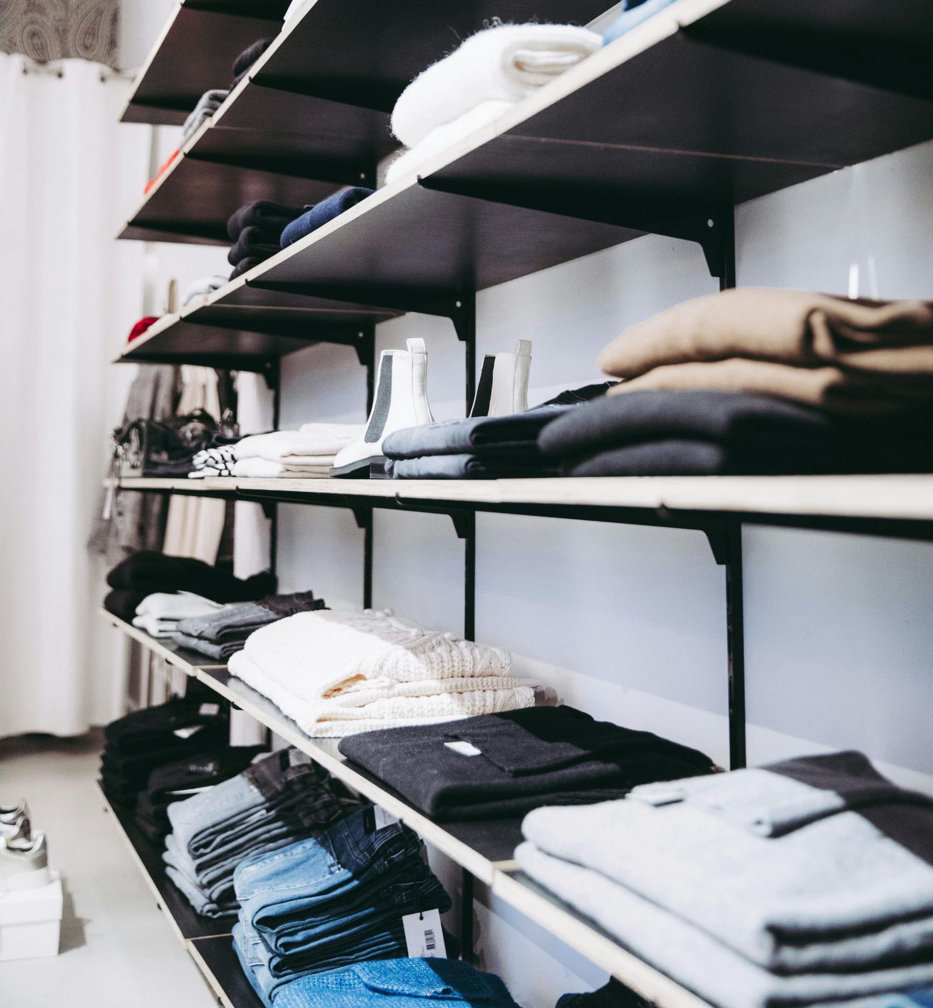 store shelves