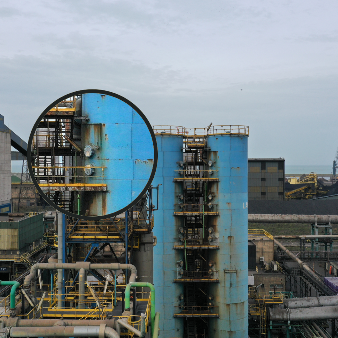 Inspection industrielle par drone