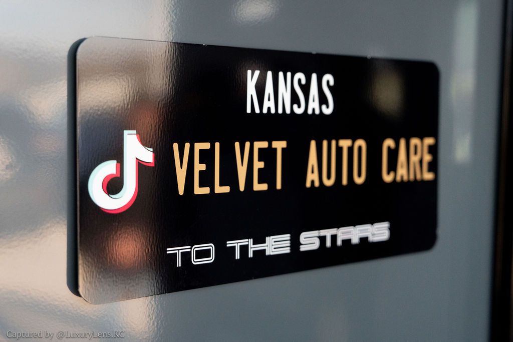 Kansas license plate with TikTok logo,