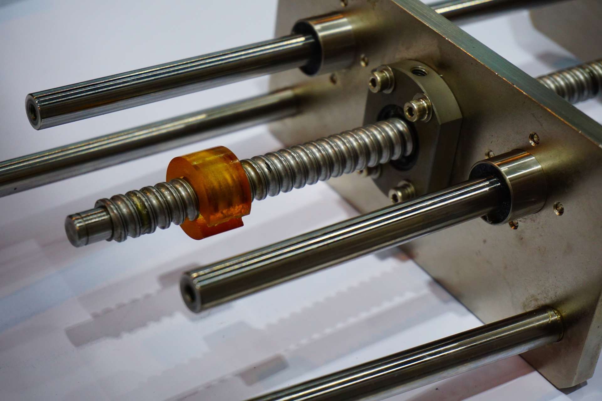 Industrial Screw And Barrel being repaired