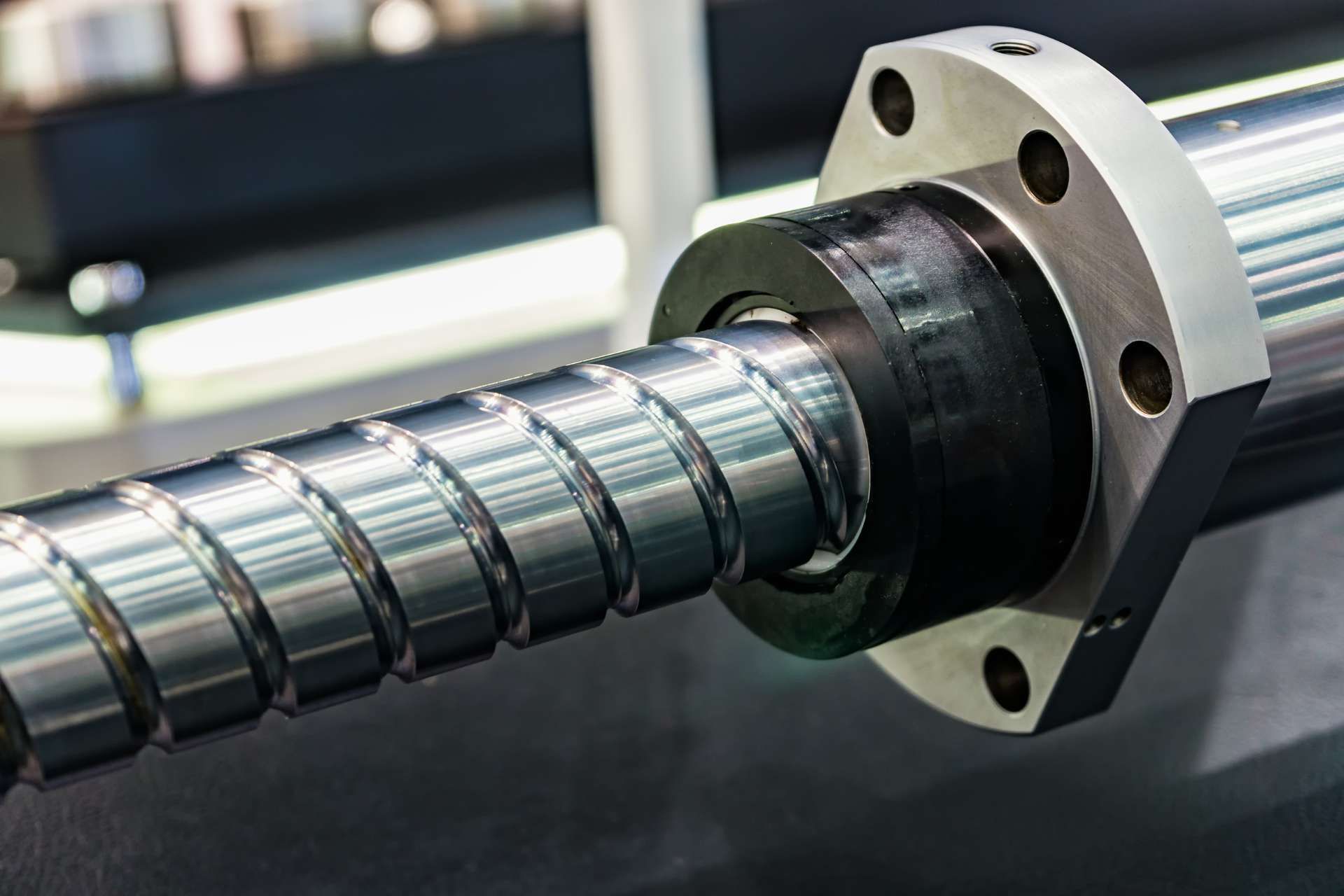Industrial Screw And Barrel being repaired