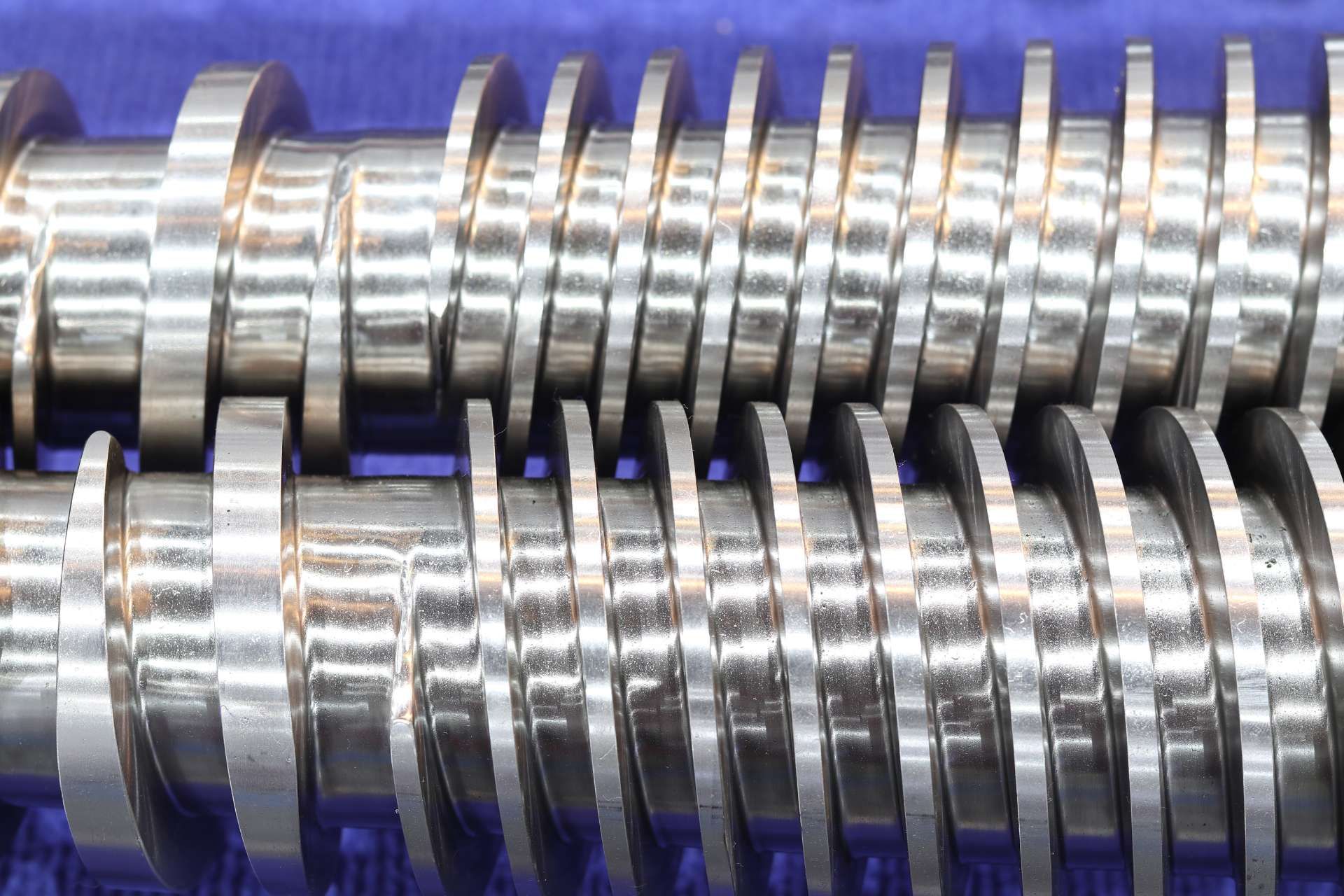 Industrial Screw And Barrel being repaired