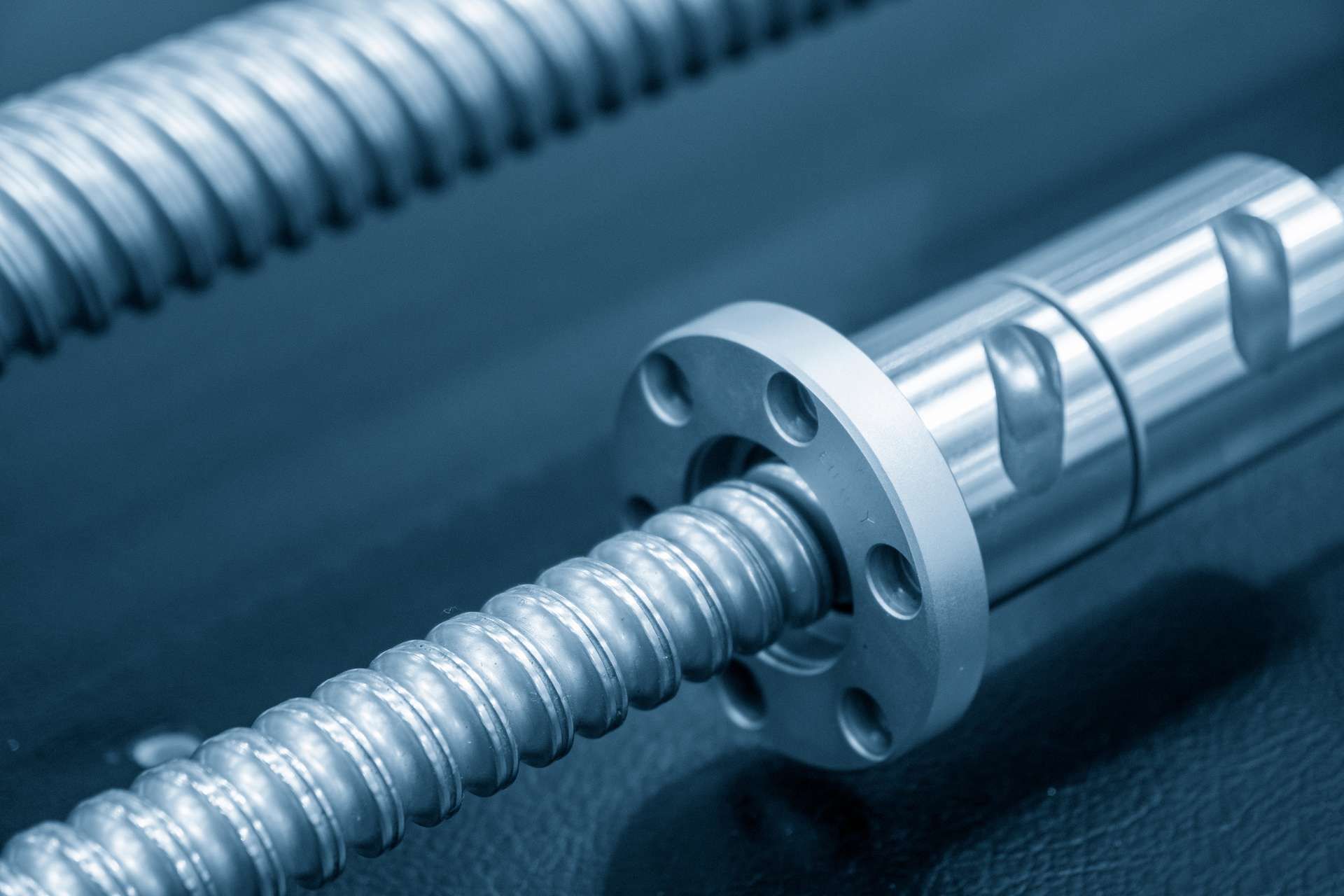 Industrial Screw And Barrel being repaired