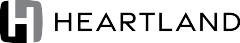 Logo with a stylized gray and black 