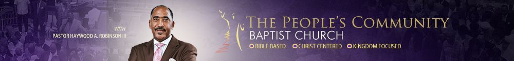 With Pastor Haywood A. Robinson III
