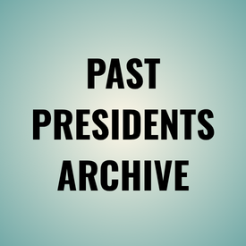 Black text reading “PAST PRESIDENTS ARCHIVE” on a light blue gradient background