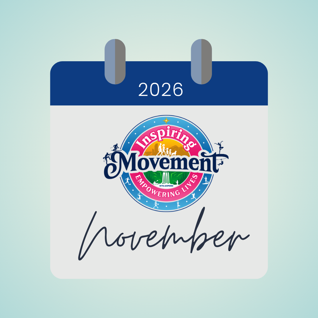 November 2026 calendar icon with “Inspiring Movement” logo on a blue-purple gradient background