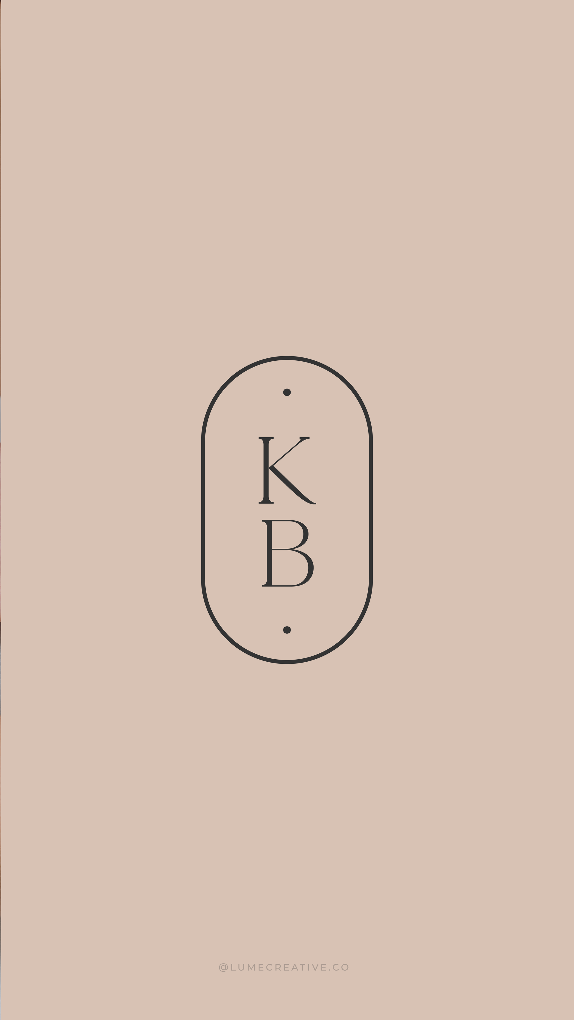 A logo with the letter k and b on a pink background.