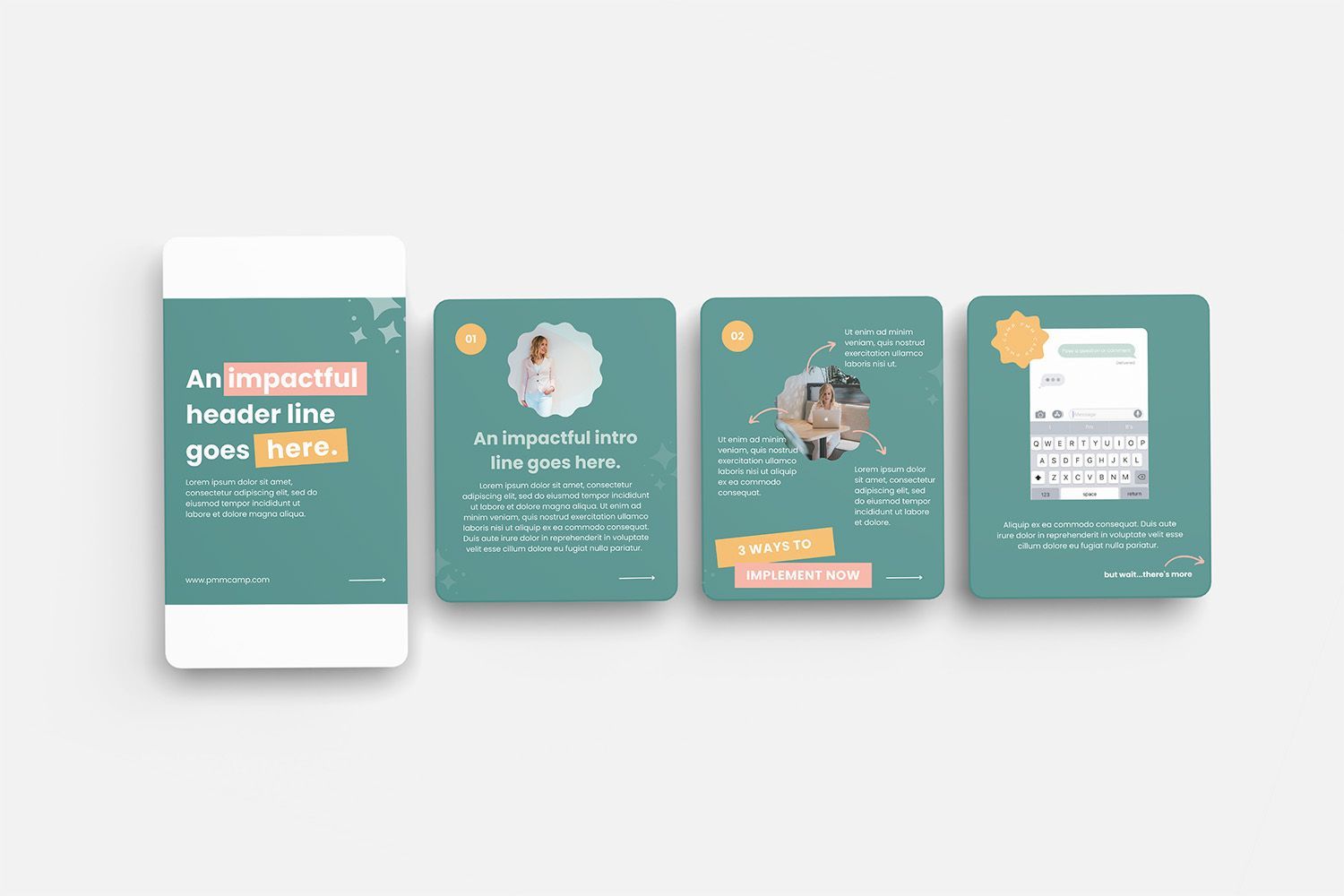 Social Media Templated for PMM Camp