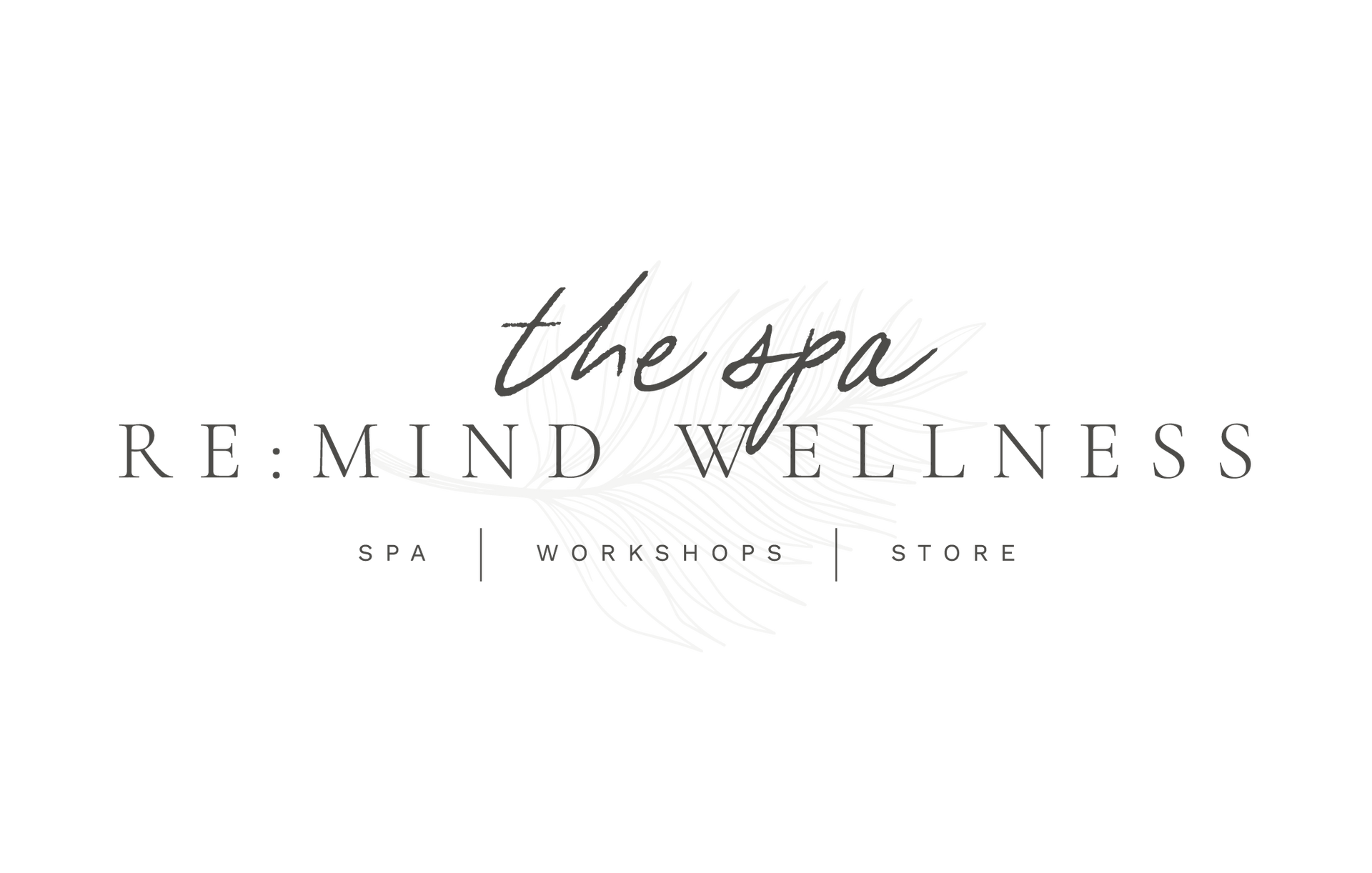 A logo for a spa called the spa remind wellness.