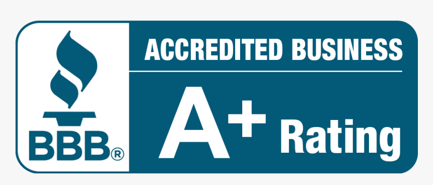BBB Accredited Business with an A+ rating badge.